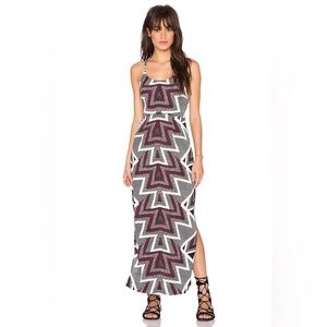 Free People Geometric Print Maxi Dress